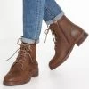 Anna Field WINTER BOOT - Schnürstiefelette - Coffee