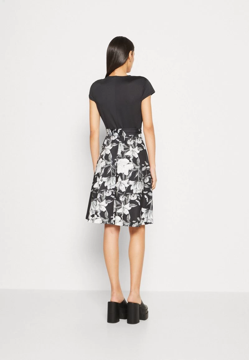 Anna Field Jerseykleid - Black/grey/white 3 Anna Field Jerseykleid - Black/grey/white – Bild 3