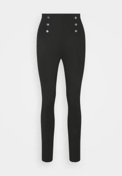 Anna Field Punto Leggings With Button Detail - Leggings - Hosen - Black -Anna Field Angebote Store 128131271e9646dc855d17ee160ec4ec