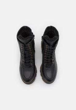 Anna Field LEATHER WINTER BOOTIE - Snowboot/Winterstiefel - Black -Anna Field Angebote Store 1f7766b6380b43249c97d206d76344de