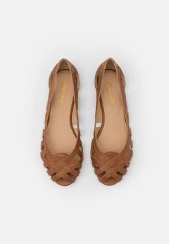 Anna Field LEATHER - Peeptoe Ballerina - Cognac 11 Anna Field LEATHER - Peeptoe Ballerina - Cognac -Anna Field Angebote Store 2a56c760ff704ea58802d90c498fc669