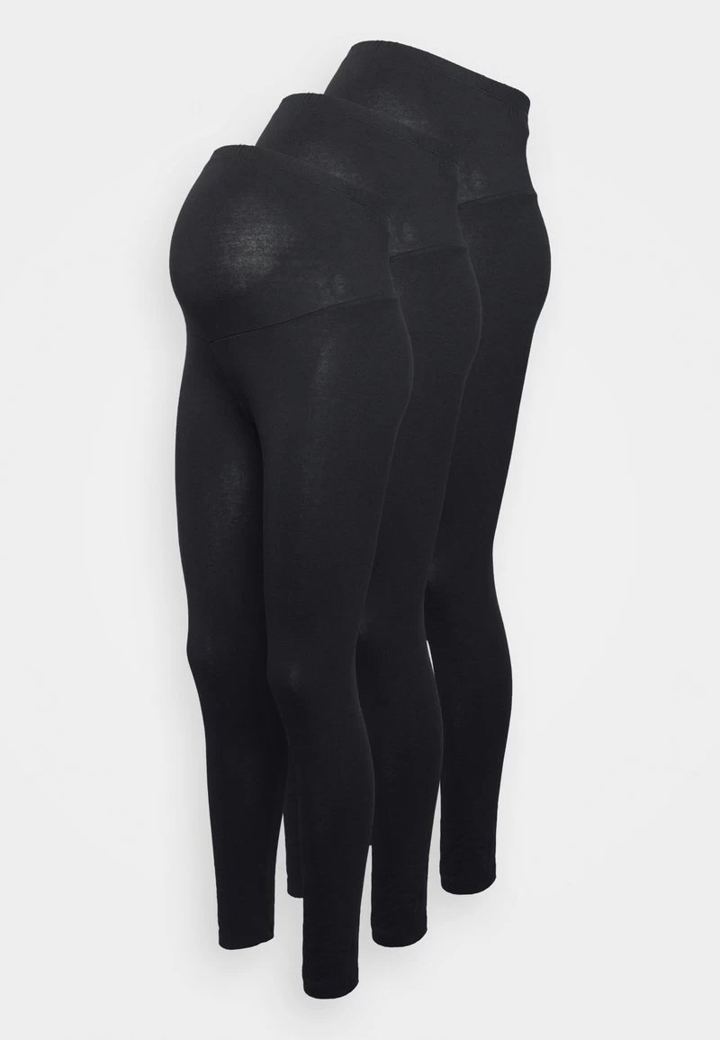 3 PACK - Leggings - Hosen - Black 4 3 PACK - Leggings - Hosen - Black – Bild 4