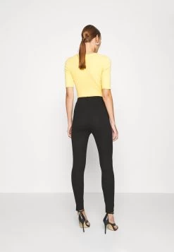 Anna Field Punto Leggings With Button Detail - Leggings - Hosen - Black -Anna Field Angebote Store 33f906a6b264471e94805b4626428f72