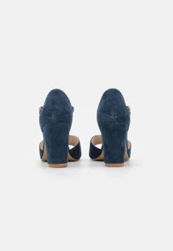 LEATHER - Riemensandalette - Dark Blue 9 LEATHER - Riemensandalette - Dark Blue -Anna Field Angebote Store 38593927e40548c18e55bc246a922512