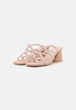 Anna Field LEATHER - Pantolette Hoch - Light Pink -Anna Field Angebote Store 47c5baf369ff4979a510e7f90f0a72e3