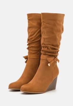 Anna Field Keilstiefel - Cognac -Anna Field Angebote Store 495d5be1137e42ae81b394ef9cfff13c