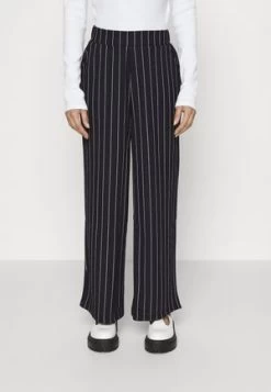 Anna Field Stoffhose - Dark Blue/brown/white -Anna Field Angebote Store 4d94ea4560c144d68fe37ea6a5c24ebd