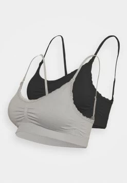 Anna Field MATERNITY SEAMLESS BRA 2 PACK - Bustier - Grey/black -Anna Field Angebote Store 5a75f8e8aa114f748ddd1c810760d7a7 1