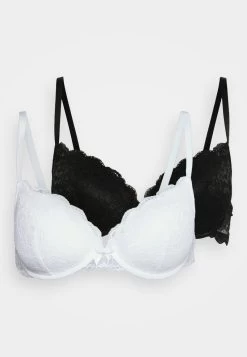 Anna Field 2 PACK LACE T SHIRT BRA - Bügel BH - White/black -Anna Field Angebote Store 6c6adf22afc949c0b3b387fdf870ca23