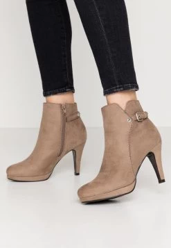 Anna Field High Heel Stiefelette - Taupe