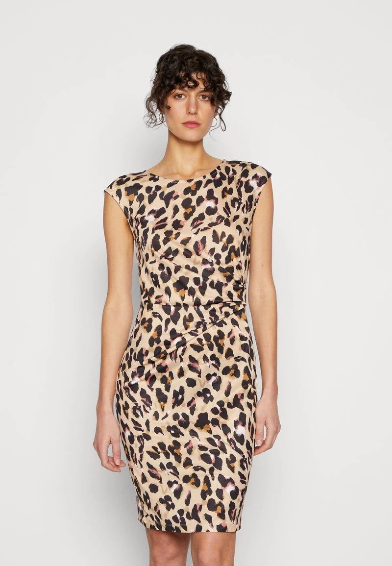 Anna Field Jerseykleid - Black/beige/multi-coloured 1 Anna Field Jerseykleid - Black/beige/multi-coloured