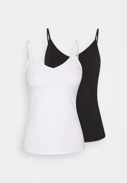 Anna Field 2 PACK - Top - White/black -Anna Field Angebote Store 82768e9c0f0649f69dfbab1e305feefe
