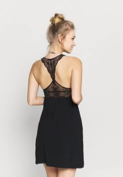 Anna Field ANNA VISCOSE DRESS - Nachthemd - Black -Anna Field Angebote Store 898b079ecbb9451081364c0f02951668