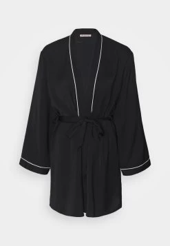 Anna Field AMANDA SATIN DRESSING GOWN - Bademantel - Black -Anna Field Angebote Store 8d83c445099f4342aabc07d1ce2caede