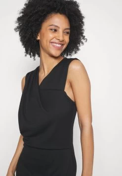 DRAPPED NECKLINE SMART BODYCON SLEEVELESS MINI DRESS - Jerseykleid - Black -Anna Field Angebote Store 9f81155bf87843799042533d6c813969