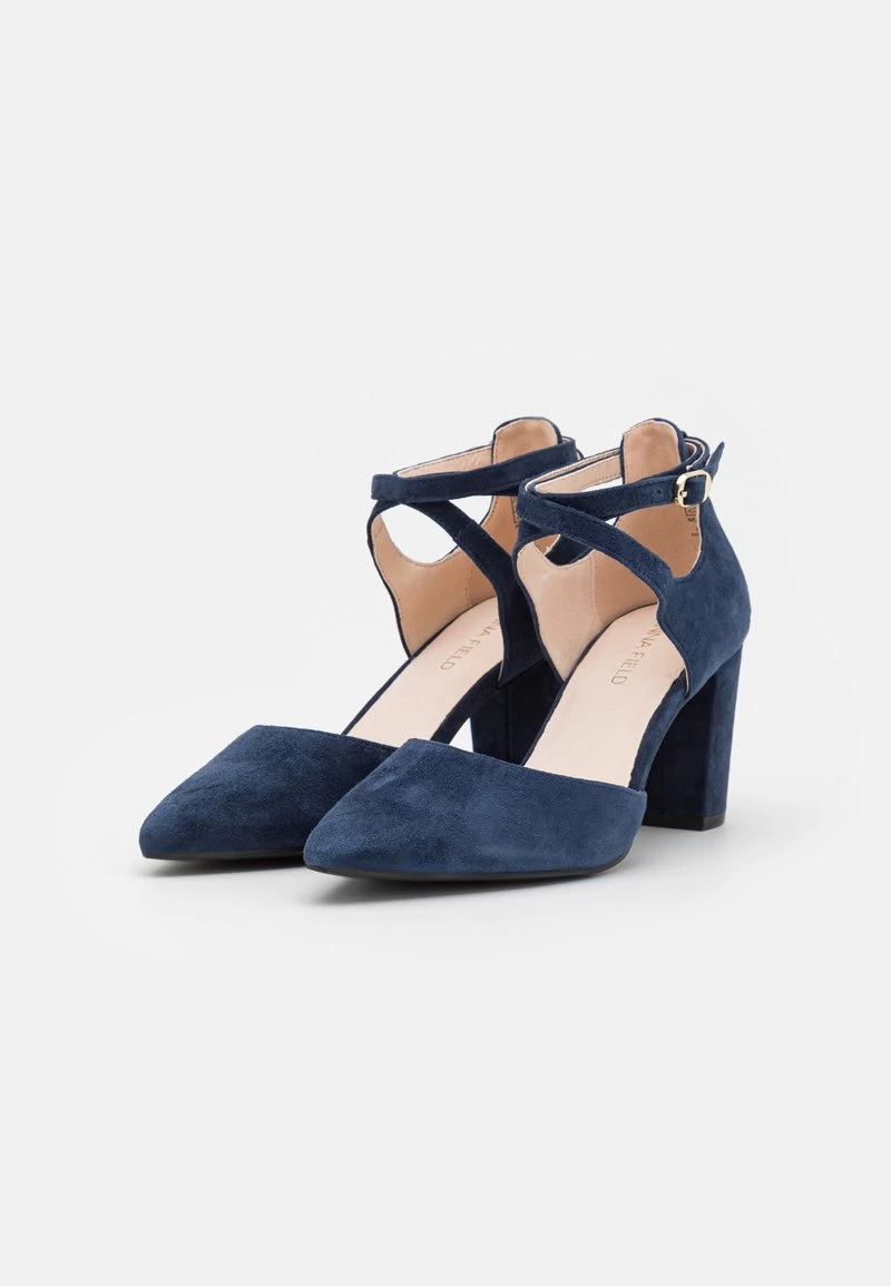 Anna Field LEATHER - High Heel Pumps - Dark Blue 3 Anna Field LEATHER - High Heel Pumps - Dark Blue – Bild 3