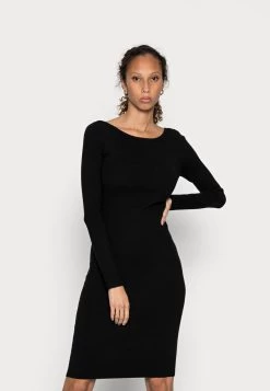 Anna Field OFFENER RÜCKEN BODYCON MINI STRICKKLEID - Etuikleid - Black -Anna Field Angebote Store ae24ededa50648bf920e681ebf84b24f