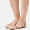 Anna Field LEATHER - Riemchenballerina - Beige