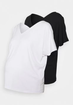 2 PACK - T-Shirt Basic - White/black -Anna Field Angebote Store ca1a509713e749ac88ced90655a573b3 1