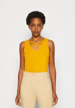 Anna Field Top - Dark Yellow
