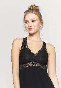 Anna Field ANNA VISCOSE DRESS - Nachthemd - Black -Anna Field Angebote Store cc53c87e9ae54322bf91806641c1165f