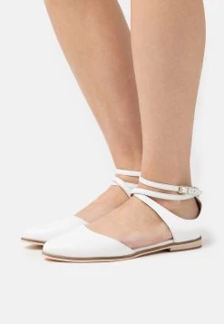 Anna Field LEATHER - Riemchenballerina - White