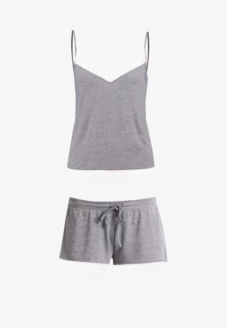 Anna Field SET - Nachtwäsche Set - Off-white/dark Blue 6 Anna Field SET - Nachtwäsche Set - Off-white/dark Blue – Bild 6