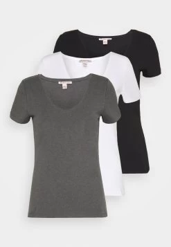 Anna Field 3 PACK - T-Shirt Basic - Black, White -Anna Field Angebote Store d8673abc075746a285714e911a623aef 1