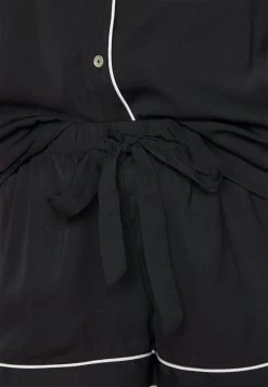 Anna Field AMANDA LONG SLEEVE SHORT SET - Nachtwäsche Set - Black -Anna Field Angebote Store daee5cd5bf7a4e1ab79a3df9712f841e