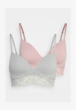 Anna Field 2 PACK - Triangel BH - Grey/pink -Anna Field Angebote Store e19180bb0c494e8f868572da68b7f122