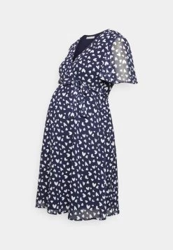 Freizeitkleid - Dark Blue/white -Anna Field Angebote Store e4531adb63194f1c90cc6d05d607204d