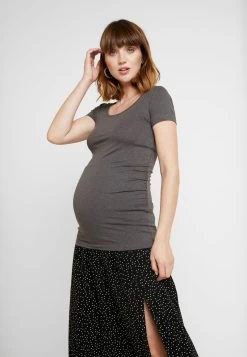 2 PACK - T-Shirt Basic - Dark Gray/black -Anna Field Angebote Store ef9773ecc6074f73a958b52d3b7df616