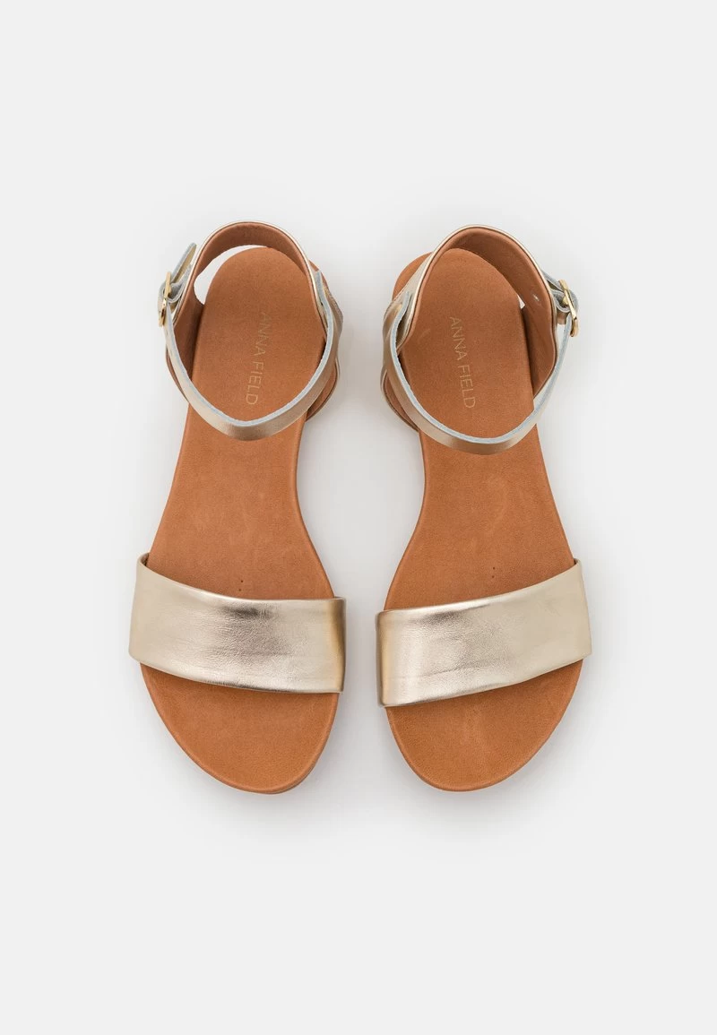 Anna Field LEATHER - Riemensandalette - Gold-coloured 6 Anna Field LEATHER - Riemensandalette - Gold-coloured – Bild 6
