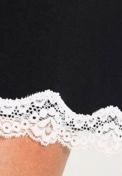 Anna Field HEIDI LONG SLEEVES VISCOSE NIGHTDRESS - Nachthemd - Black -Anna Field Angebote Store f833b7133ba747e99510b29e29947484