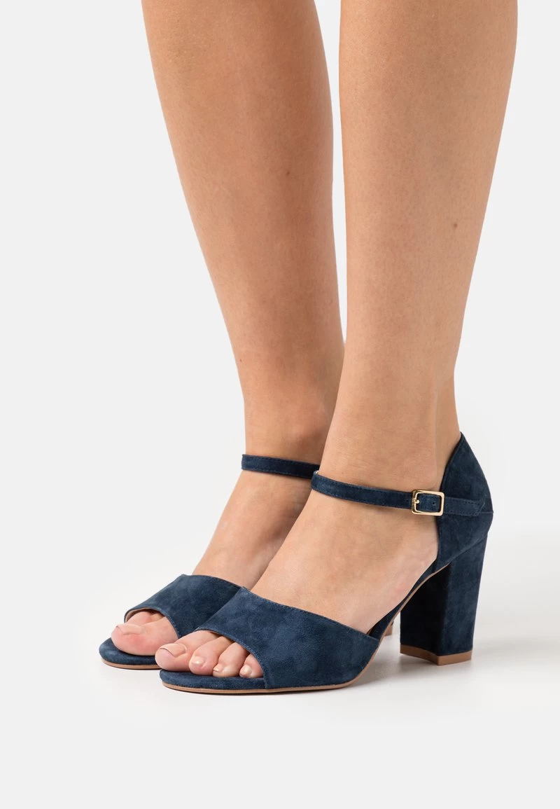 LEATHER - Riemensandalette - Dark Blue 1 LEATHER - Riemensandalette - Dark Blue